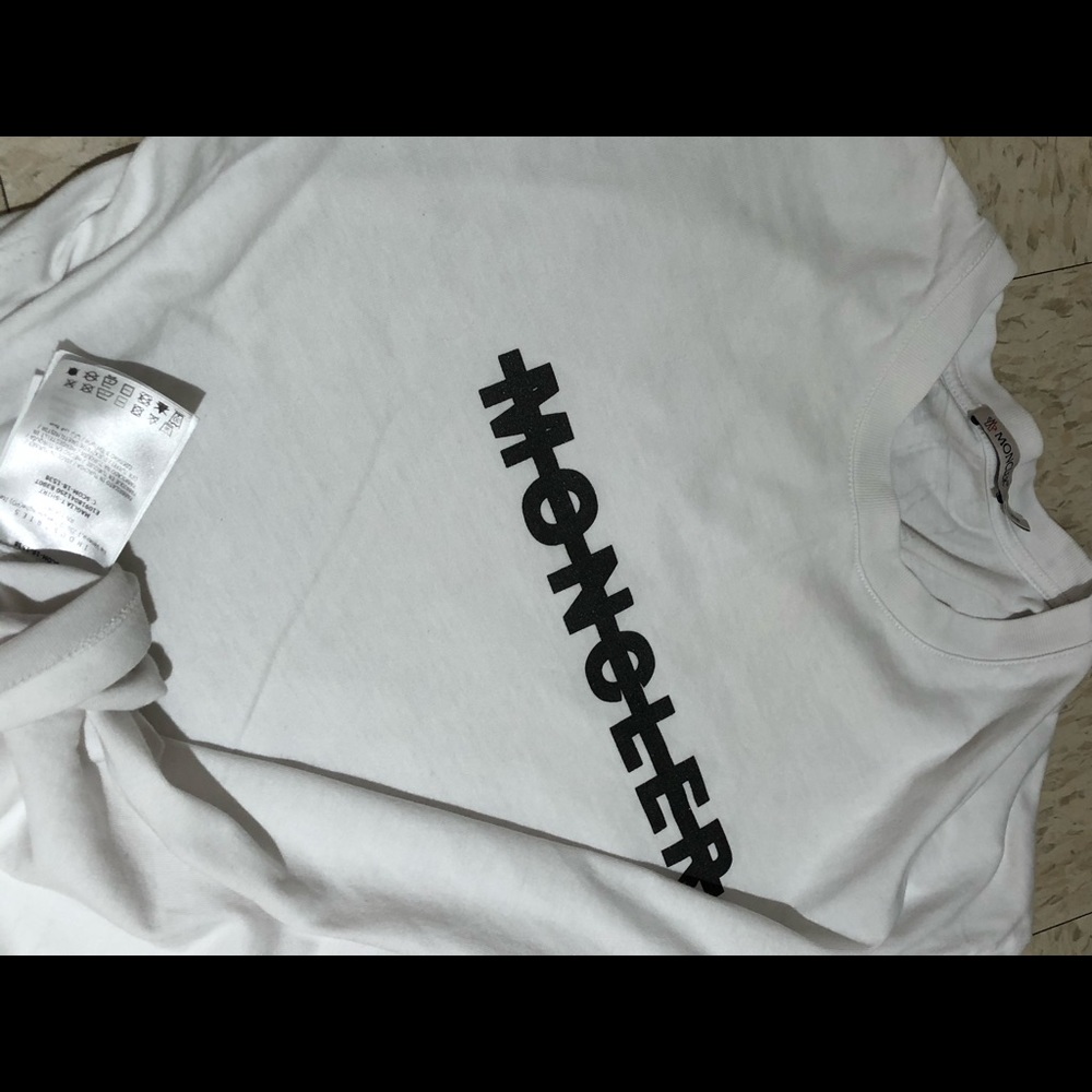 Moncler shiny tee shirt